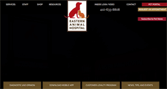 Desktop Screenshot of easternanimalhospital.com